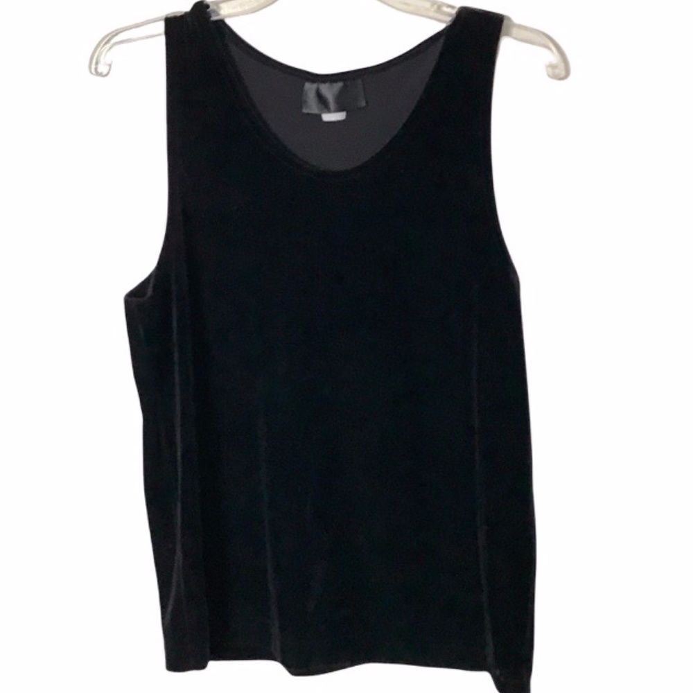 Black Velvet Tank Top / Cami